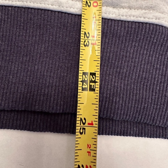 The Normal Brand Puremeso Duke Bomber Jacket Light Gray Navy Accents Size XL - Picture 10 of 10